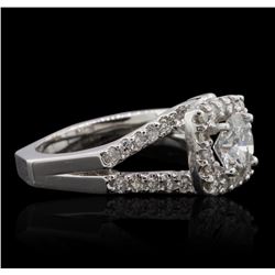 14KT White Gold 1.70ctw Diamond  Ring