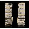 Image 2 : 14KT Yellow Gold 1.00ctw Diamond Earrings