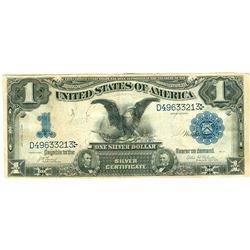 1899 $1 Black Eagle Silver Certificate