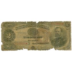 1890 $2 United States Bank Note