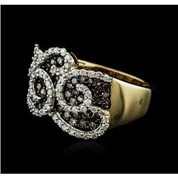 14KT Yellow Gold 1.11ctw Diamond Ring