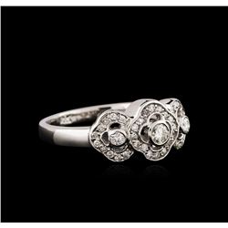 14KT White Gold 0.40ctw Diamond Ring