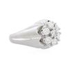 Image 2 : 14KT White Gold 1.10ctw Diamond Ring