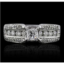 14KT White Gold 1.20ctw Diamond Ring