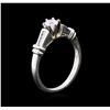 Image 3 : 0.63ctw Diamond Ring - Platinum