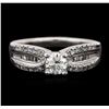 Image 2 : Silver 0.75ctw Diamond Ring