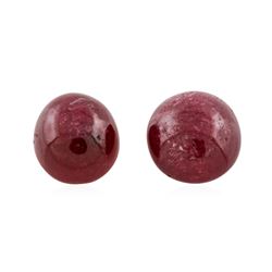 17.93ctw. Cabochon Cut Ruby Parcel