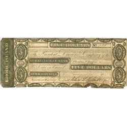 Rhode Island The Burrillville Bank $5 Note