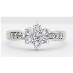 0.79ctw Diamond Ring - 14KT White Gold