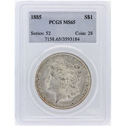 1885 PCGS MS65 Morgan Silver Dollar