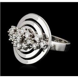 14KT White Gold 0.51ctw Diamond Ring