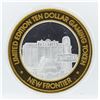 Image 2 : Limited Edition $10 Las Vegas .999 Silver Gaming Token