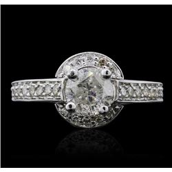 14KT White Gold 1.12ctw Diamond Ring