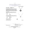 Image 3 : 1.25ctw Diamond Pendant With Chain - 18KT White Gold