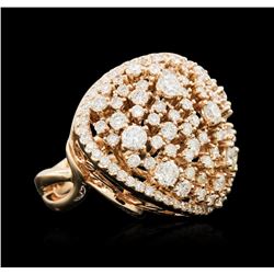 14KT Rose Gold 2.34ctw Diamond Ring