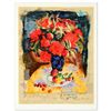 Image 1 : Red Flowers in a Vase by Alexander and Wissotzky