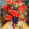 Image 2 : Red Flowers in a Vase by Alexander and Wissotzky
