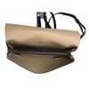 Image 4 : Prada BR5077 Women's Black and Cream Calf Leather Flag Shoulder Bag