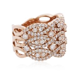 14KT Rose Gold 1.22ctw Diamond Ring