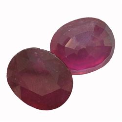 10.08ctw Oval Mixed Ruby Parcel