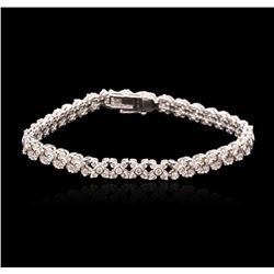 14KT White Gold 1.80ctw Diamond Tennis Bracelet