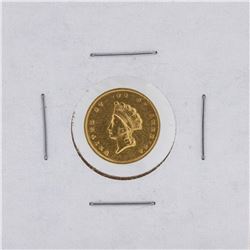 1855 $1 T-2 XF Gold Coin