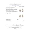 Image 3 : 0.58ctw Diamond Earrings - 14KT Tri-Color Gold