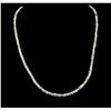 Image 2 : 14KT White Gold 52.12ctw Rough Diamond Necklace