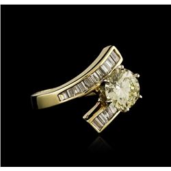 14KT Yellow Gold 2.38ctw Diamond Ring