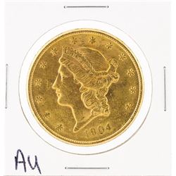 1904-S $20 Au Liberty Head Double Eagle Gold Coin