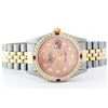 Image 2 : Rolex Two-Tone Diamond and Ruby DateJust Men's Watch