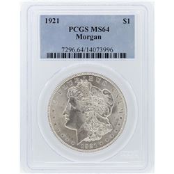 1921 PCGS MS64 Morgan Silver Dollar