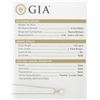 Image 8 : GIA Certified 1.03ct Diamond Pendant With Chain- 14K White Gold