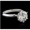 Image 2 : GIA Cert 3.03ct VVS-1 Diamond Solitaire Ring - Platinum