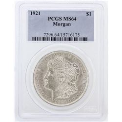 1921 PCGS MS64 Morgan Silver Dollar