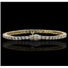 Image 2 : 14KT Yellow Gold 4.94ctw Diamond Bracelet