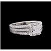 Image 1 : 1.07ctw Diamond Unity Ring - 14KT White Gold