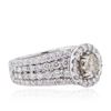 Image 2 : 14KT White Gold 2.51ctw Diamond Ring