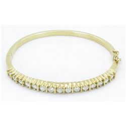 1.40ctw Diamond Bracelet - 14KT Yellow Gold