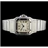 Image 1 : Cartier Stainless Steel Santos Galbee Watch