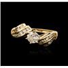 Image 2 : 14KT Yellow Gold 0.75ctw Diamond Ring