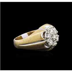 1.00ctw Diamond Ring - 14KT Two-Tone Gold