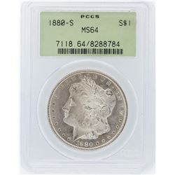 1880-S PCGS MS64 Morgan Silver Dollar