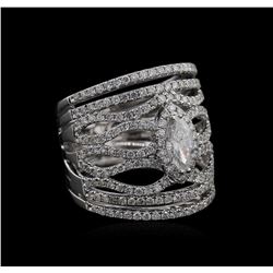 2.27ctw Diamond Ring - 14KT White Gold