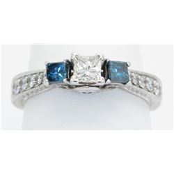 0.94ctw Diamond Ring - 14KT White Gold