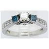 Image 5 : 0.94ctw Diamond Ring - 14KT White Gold