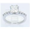 Image 7 : GIA Certified 1.14ctw Diamond Ring - 14KT White Gold