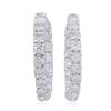 14KT White Gold 3.56ctw Diamond Earrings
