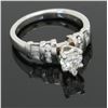 Image 6 : 0.80ctw Diamond Ring - Platinum