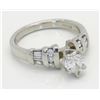 Image 7 : 0.80ctw Diamond Ring - Platinum